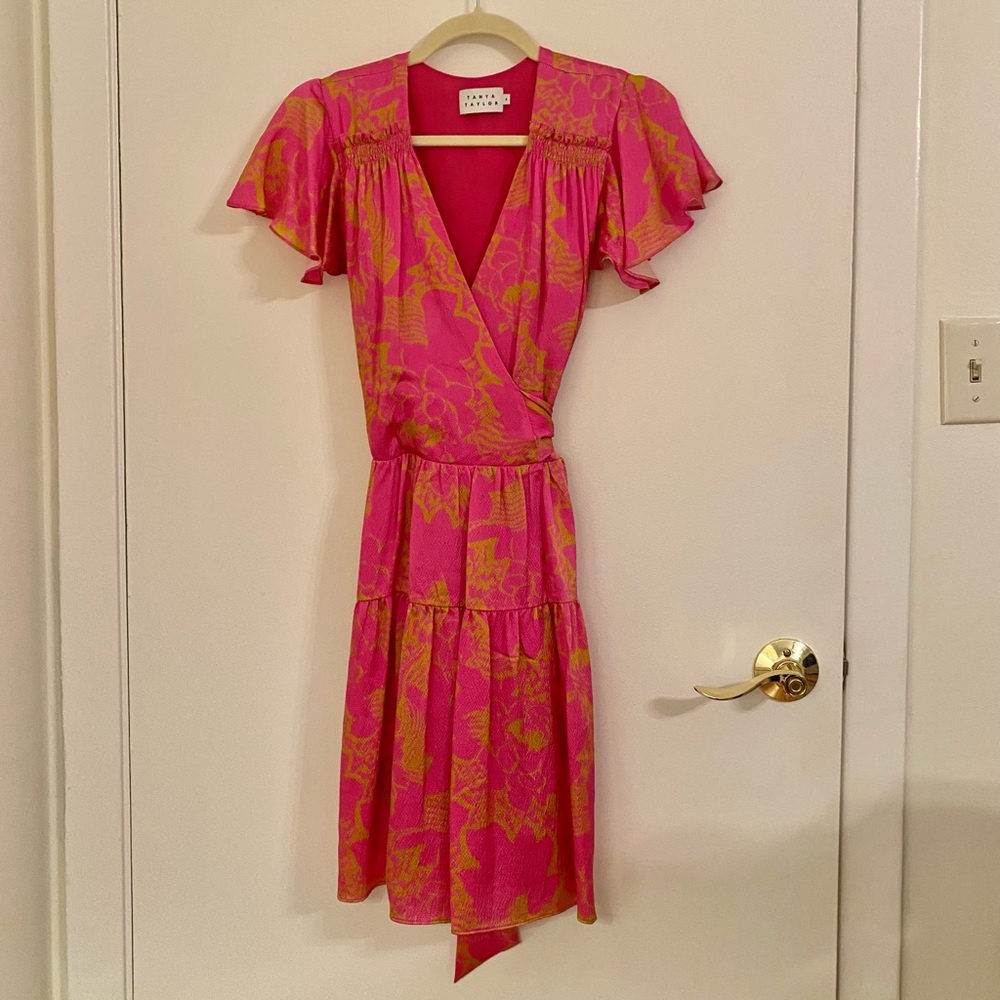 Pretty in Pink Floral Spring Mini Dress